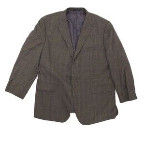 Joseph Abboud Keys Shaft Suit Coat Size 51L/43L Trim Fit Wool Gray EUC B41